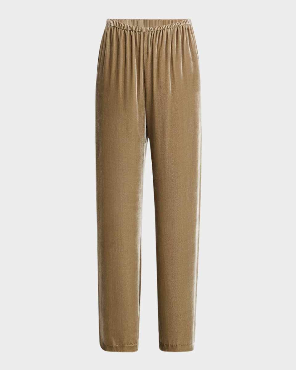 Elasticated Velvet Pants